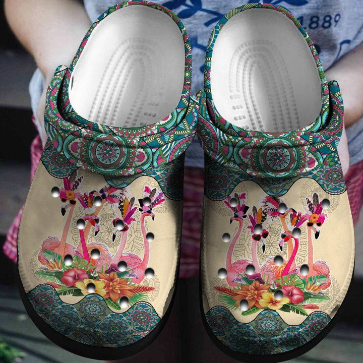 Boho Flamingo Shoes Vintage Outdoor Shoes Gift For Women Girl Grandma