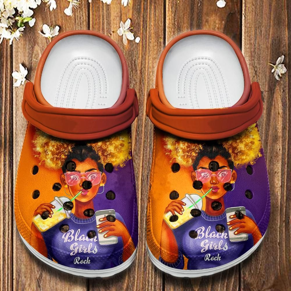 Black Girls Rock Shoes - Afro Black Girls Custom Shoe Birthday Gift For Women Girl