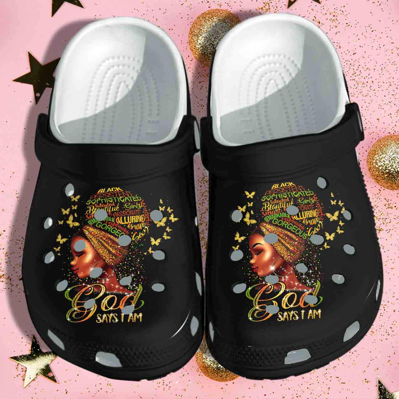 Black Girl Africa Culture Shoes - God Says I Am Black Queen Custom Shoes Birthday Gift For Daughter Niece