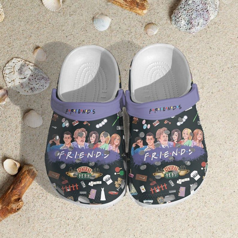 Friends Rubber Crocs Clog Shoes Comfy Footwear