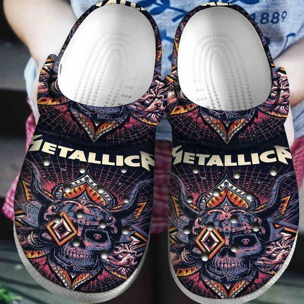 Skull Mandala Personalized 5 Gift For Lover Rubber Crocs Clog Shoes Comfy Footwear