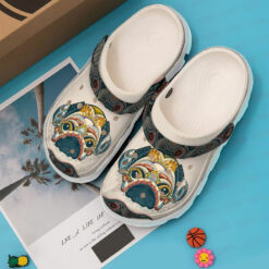 Pug Native Mandala 102 Gift For Lover Rubber Crocs Clog Shoes Comfy Footwear