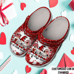 Personalized Valentine Gnome We Will Keep Us Togerther Crocs Clog Shoes For Men And Women
