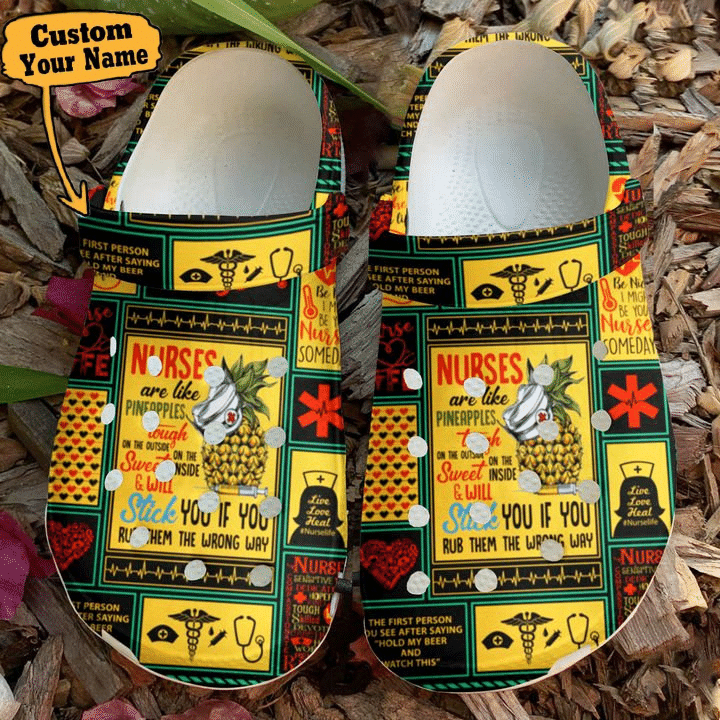 Nurse Crocs - Nurse Are Like Pineapples Clog Shoes For Men And Women