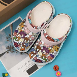 Quilting Colorful Sheeps 102 Gift For Lover Rubber Crocs Clog Shoes Comfy Footwear