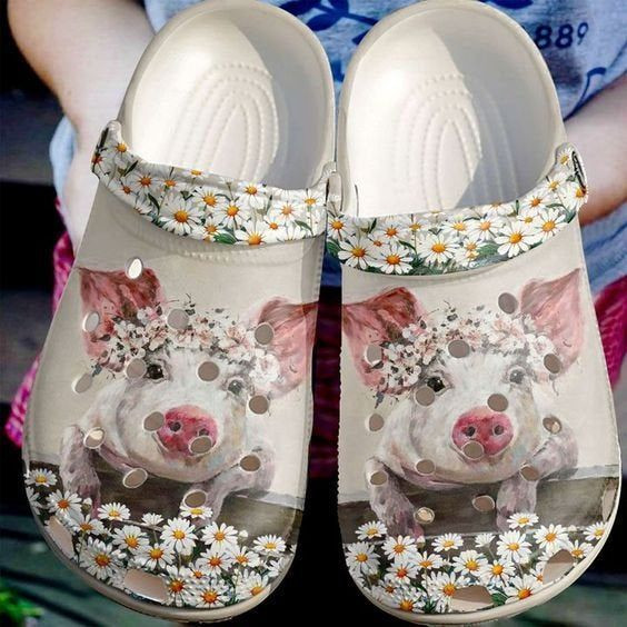 Pig Love Rubber Crocs Clog Shoes Comfy Footwear