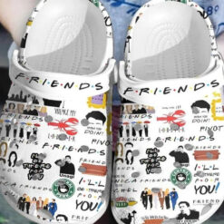 Friends Crocs Rubber Crocs Clog Shoes Comfy Footwear