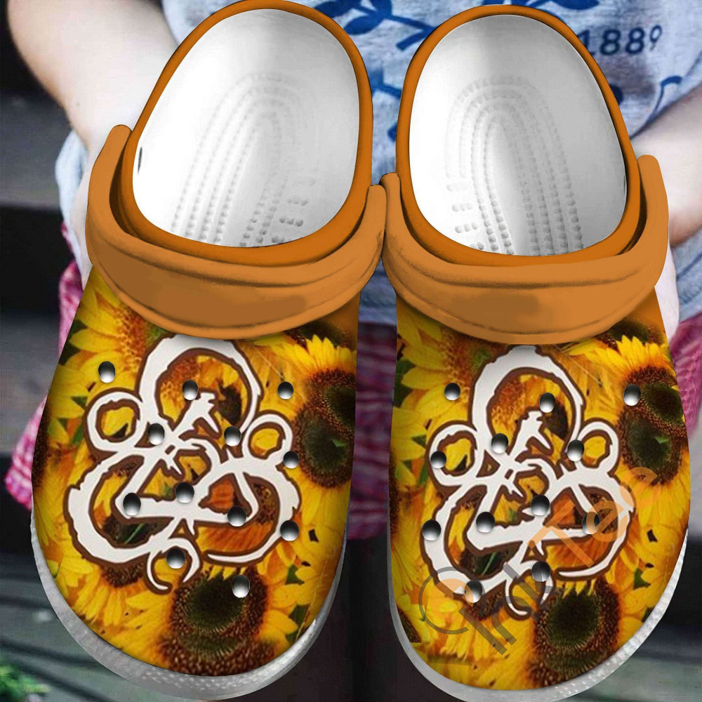 Sunflower Coheed And Cambria Rubber Crocs Clog Shoes