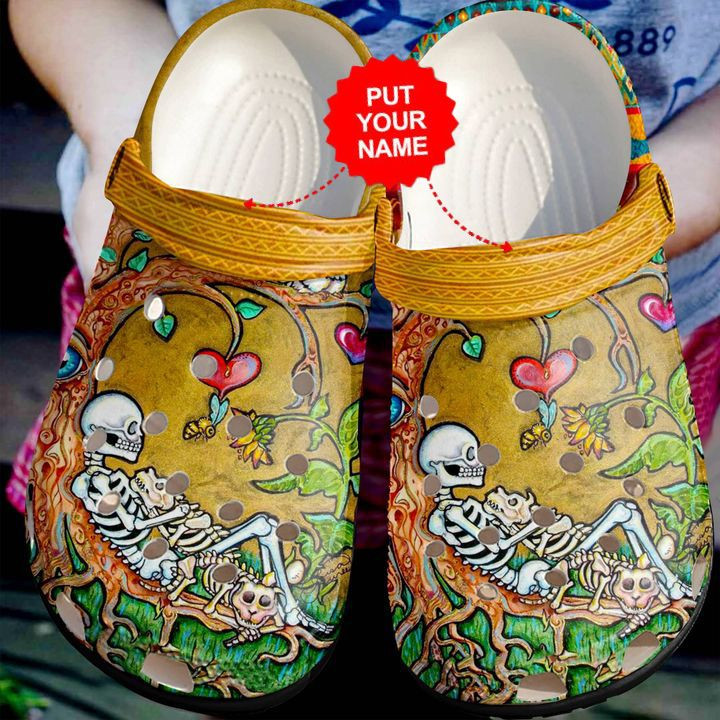 Skull Crocs - Skull Till Death Do Us Part Sku Clog Shoes For Men And Women