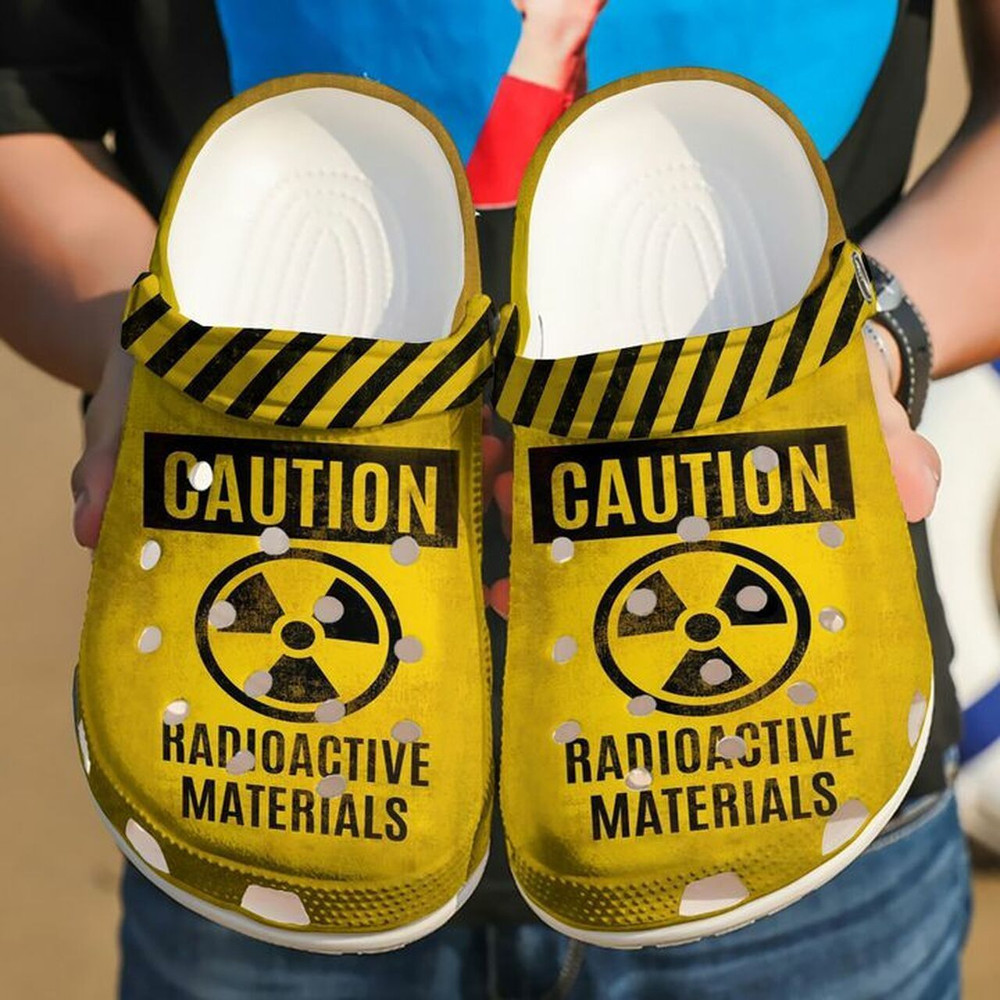 Rad Tech Caution 102 Gift For Lover Rubber Crocs Clog Shoes