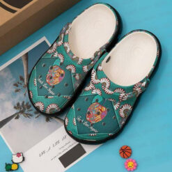 Teach Love Inspire Personalized Flower Gift For Lover Rubber Crocs Clog Shoes