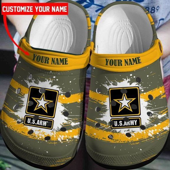 The Us Army Crocs - Veterans Clogs Shoes For Men And Women