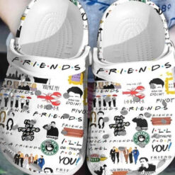 Friends Crocs Rubber Crocs Clog Shoes