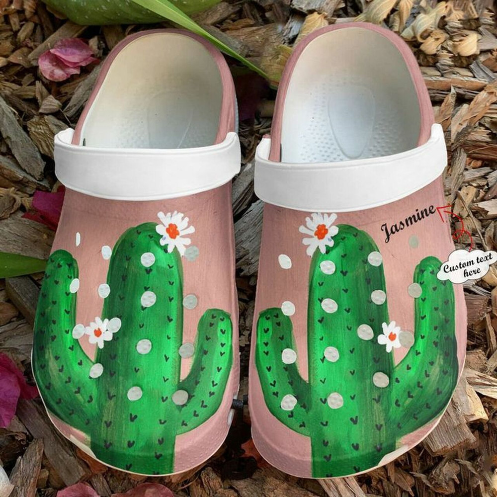 Succulent Personalized Lovely 102 Gift For Lover Rubber Crocs Clog Shoes