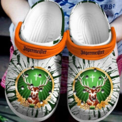 Deer Jagermeisterc For Men And Women Gift For Fan Classic Water Rubber Crocs Clog Shoes