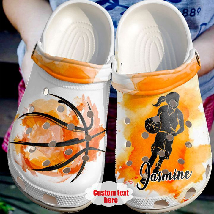 Basketball Gift For Fan Classic Water Rubber Crocs Clog Shoes