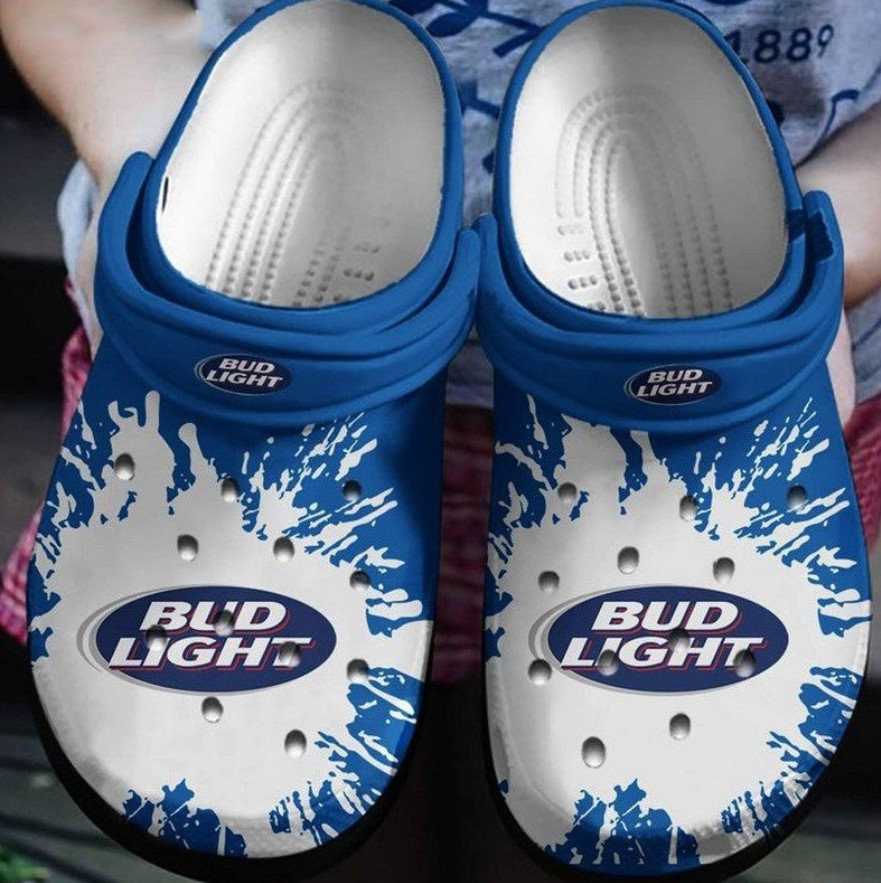 Unique Bud Light Gift For Fan Classic Water Rubber Crocs Clog Shoes