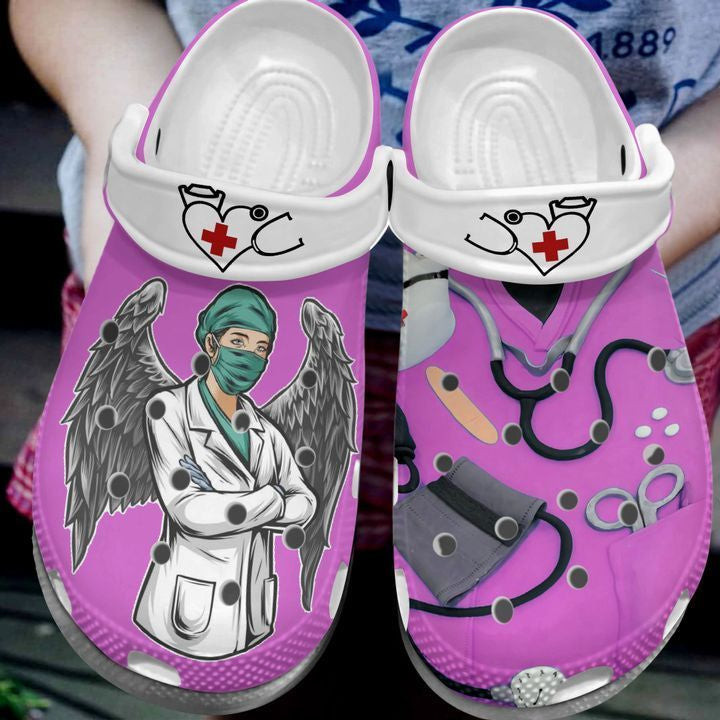 Nurses Are Angle Wings Shoes - Proud Of Nurse Custom Shoes Birthday Gift For Women Men