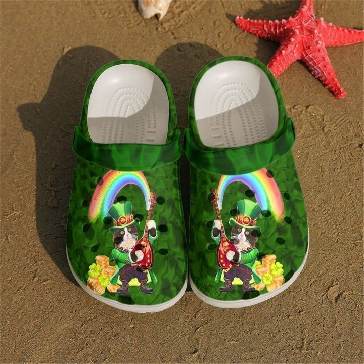 Irish Cat Rainbow For Men And Women Gift For Fan Classic Water Rubber Crocs Clog Shoes