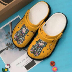Sloth Halloween Personalized 3 Gift For Lover Rubber Crocs Clog Shoes