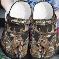 Deer Hunting Gift For Lover Rubber Crocs Clog Shoes