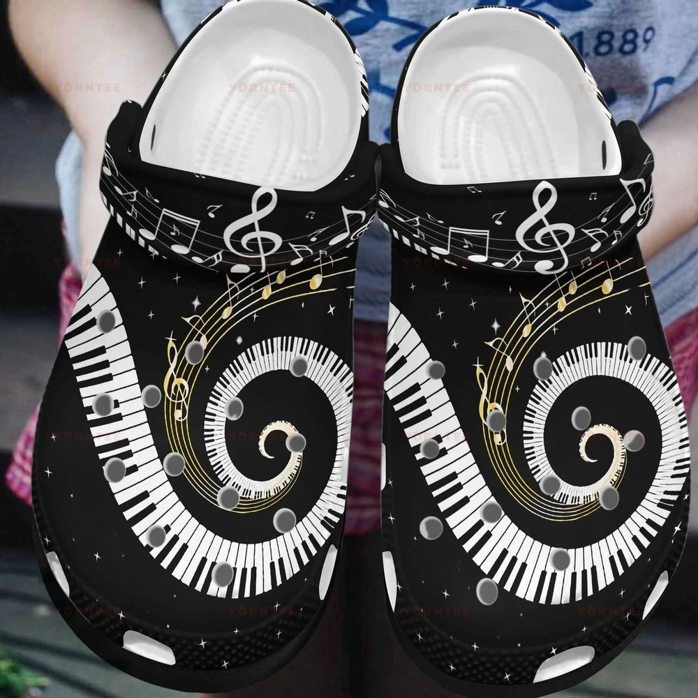 I Love Music 4 Gift For Lover Rubber Crocs Clog Shoes