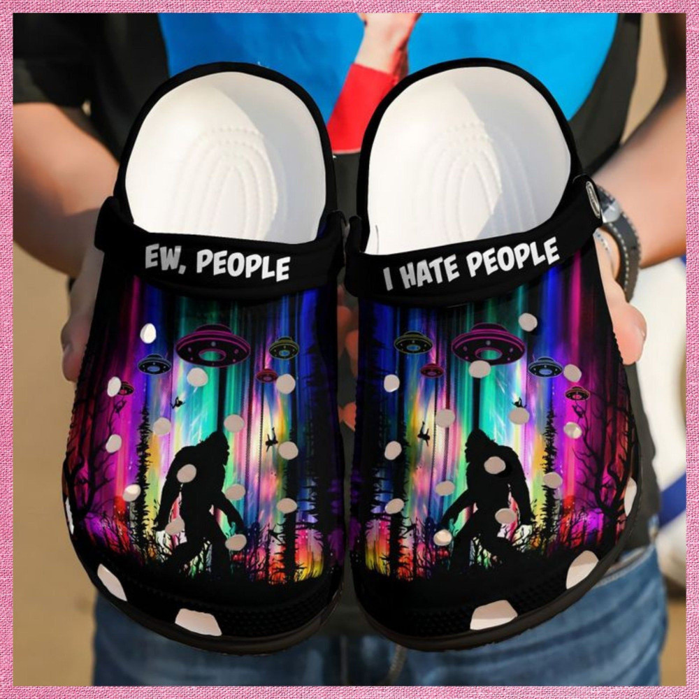 Camping Ew People I Hate People For Men And Women Gift For Fan Classic Water Rubber Crocs Clog Shoes