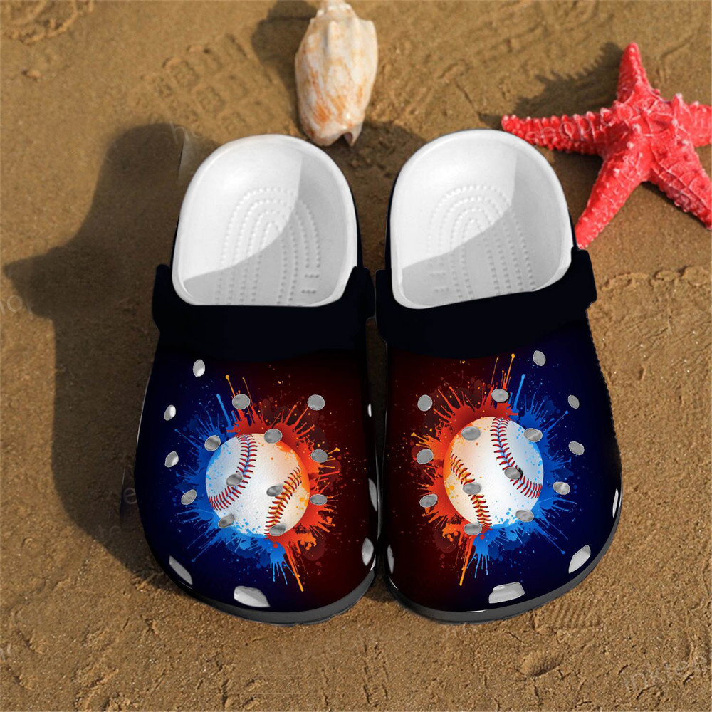 Unique Softball 2 Gift For Fan Classic Water Rubber Crocs Clog Shoes