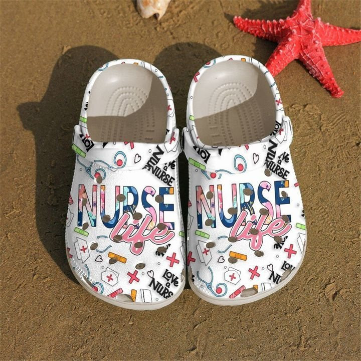 Unique Nurse Gift For Fan Classic Water Rubber Crocs Clog Shoes