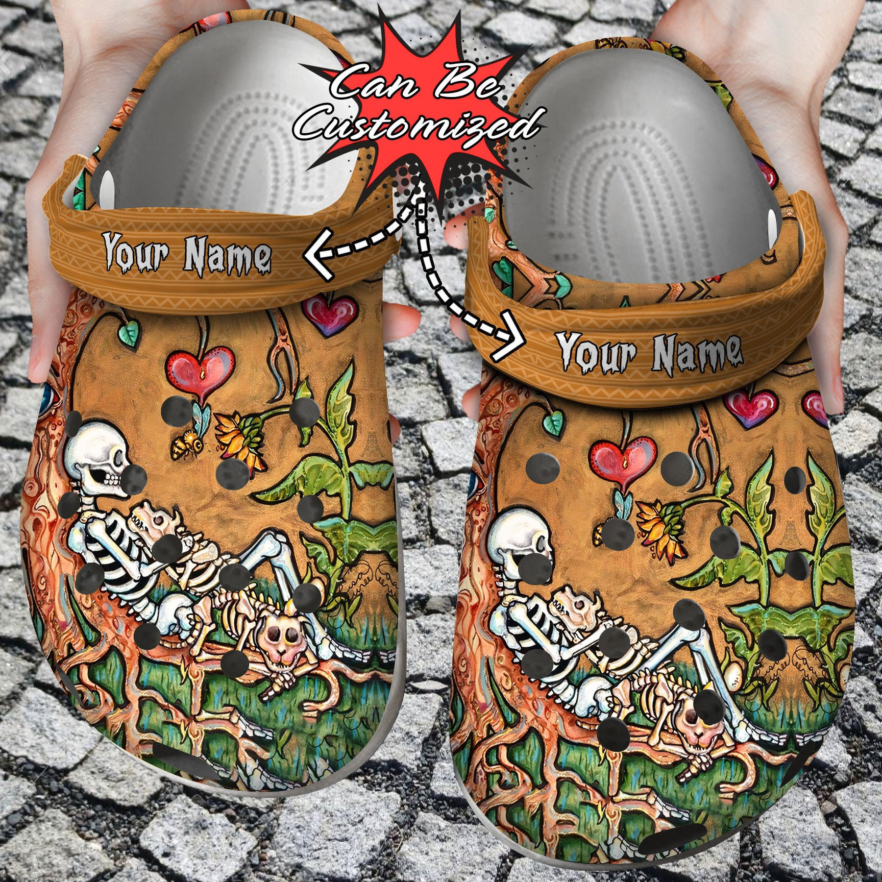 Skull Till Death Do Us Part Crocs Clog Shoes Skull Crocs