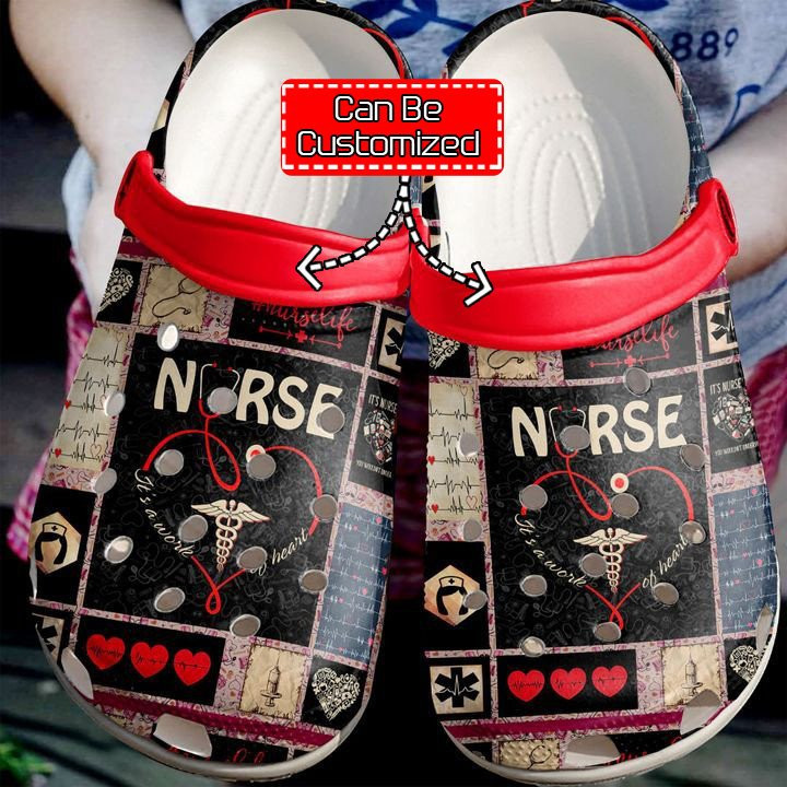 Nurse Pattern Crocs Crocs Clog Shoes Nurse Crocs