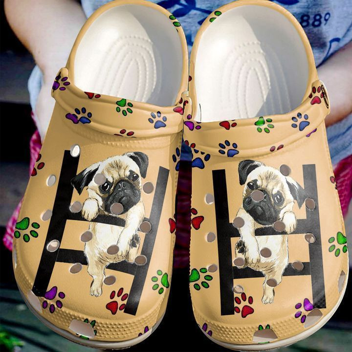 Pug Mom Crocs Classic Clogs Shoes