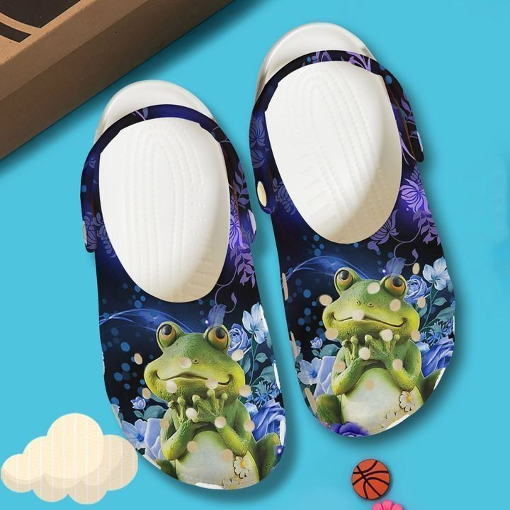 Frog A Lovely Crocs Classic Clogs Shoes
