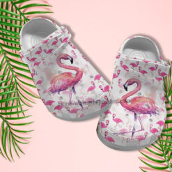 Flamingo Ballets Croc Shoes Gift Daughter- Flamingo Queen Art Shoes Croc Clogs Customize Gift Besties