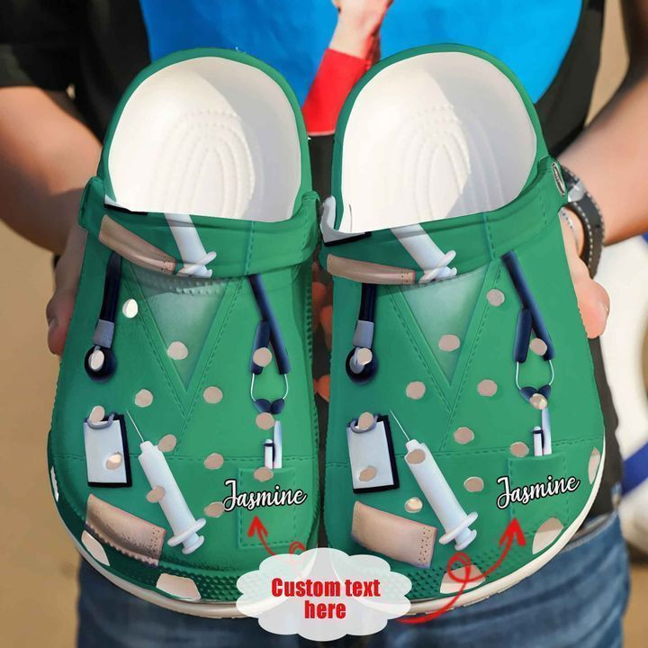 Nurse Personalized Pride Crocs Classic Clogs Shoes