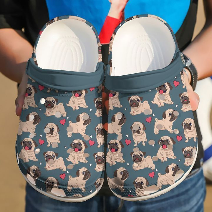 Pug Lovely Baby Crocs Clog Shoes