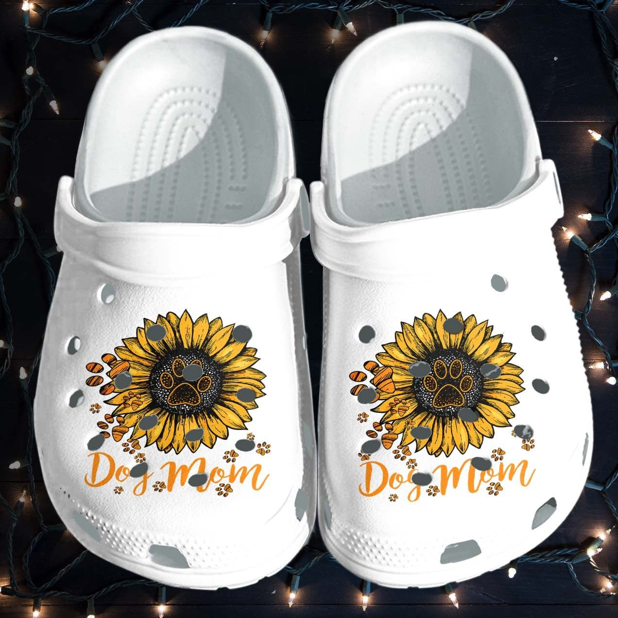 Dog Mom Sunflower Custom Crocs Shoes Clogs Mothers Day 2022 Gifts For Women Grandma