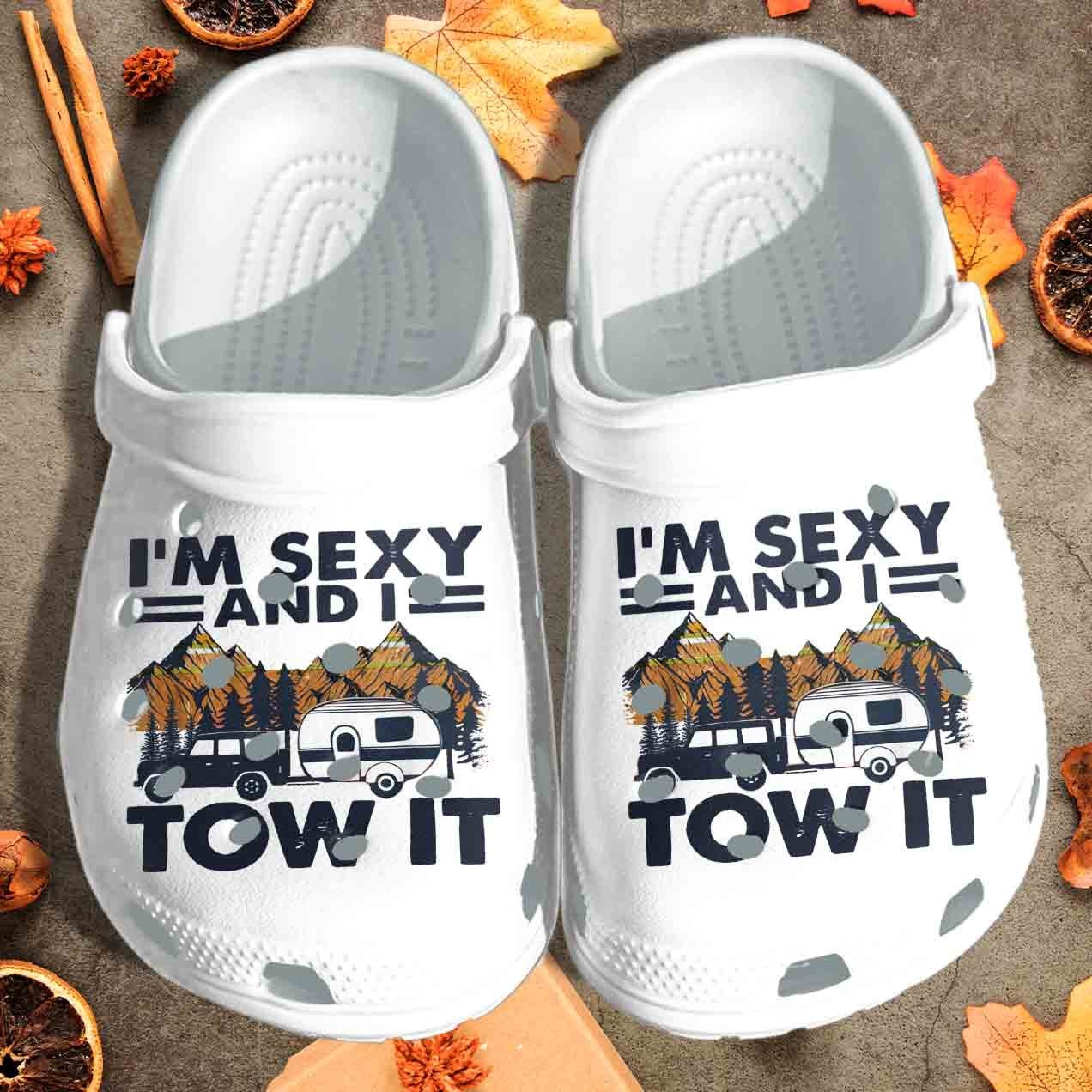 Camping Bus Shoes - Sexy And Tow It Crocs Clog Gift For Men Son