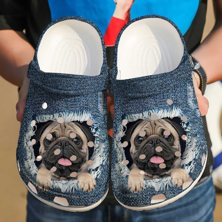 Pug Lovely Crocs Clog Shoes