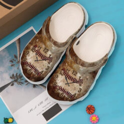 Baseball Clock Crocs Classic Clogs Shoes