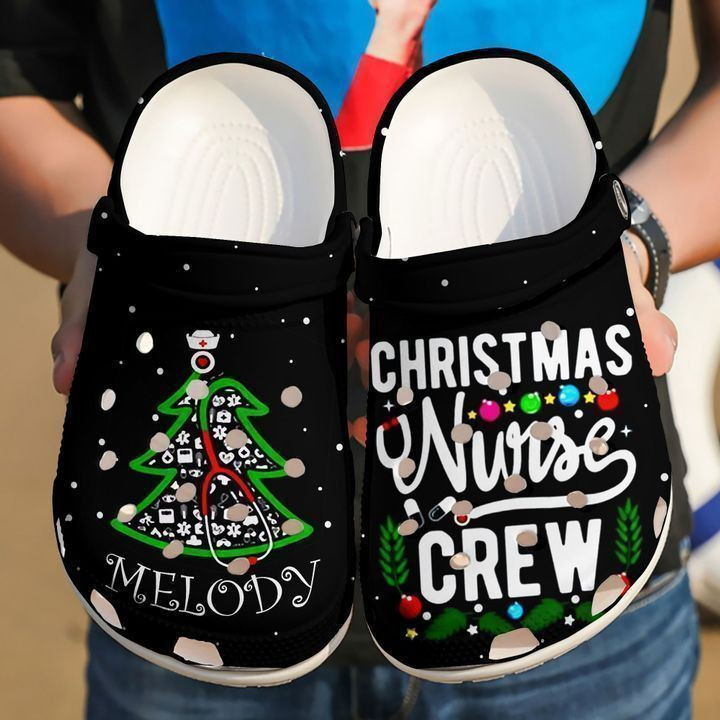 Nurse Personalized Christmas Crew Crocs Classic Clogs Shoes