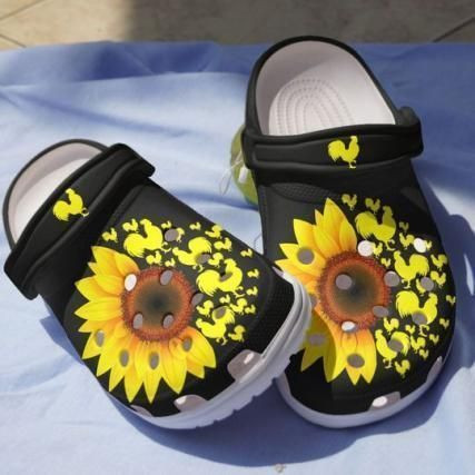 Sunflower Crocs Shoes