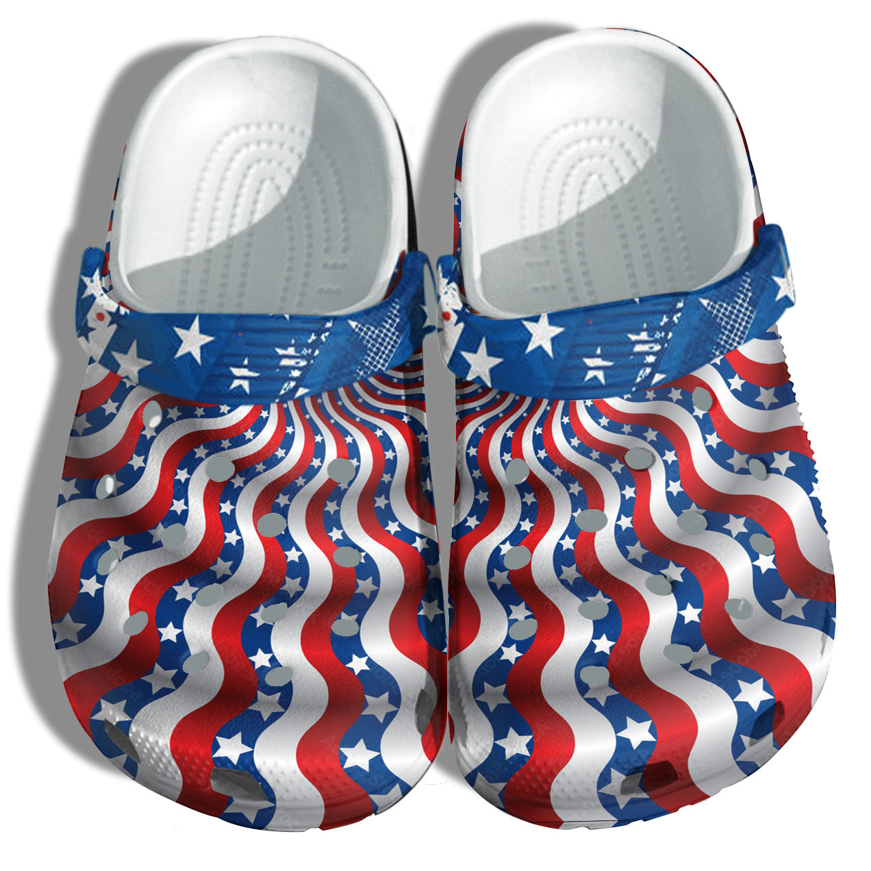 Pattern Reality America Flag Shoes Gift Women - Twinkle Star Usa Happy 4Th Of July Shoes Birthday Gift