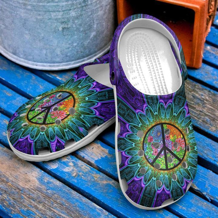 Hippie Soul Crocs Classic Clogs Shoes