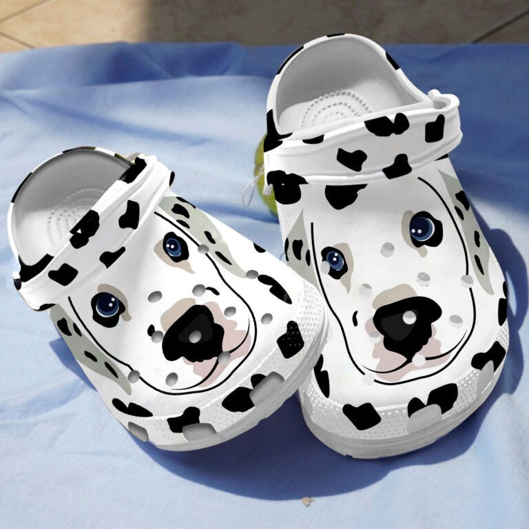 Cute Dalmatian Dog Clogs Crocs Shoes Birthday Gifts For Children Men Women