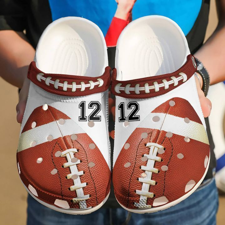 Football Personalized Player Crocs Classic Clogs Shoes