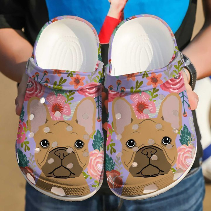 French Bulldog Cute Crocs Classic Clogs Shoes