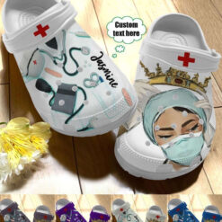 Love Nurse Personalized Crocs Clog Shoes