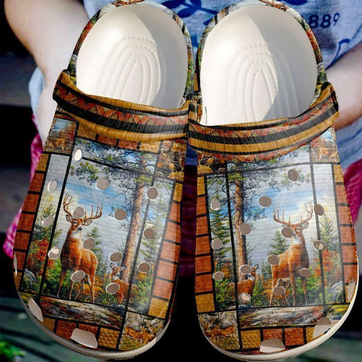 Hunting Art Crocs Classic Clogs Shoes