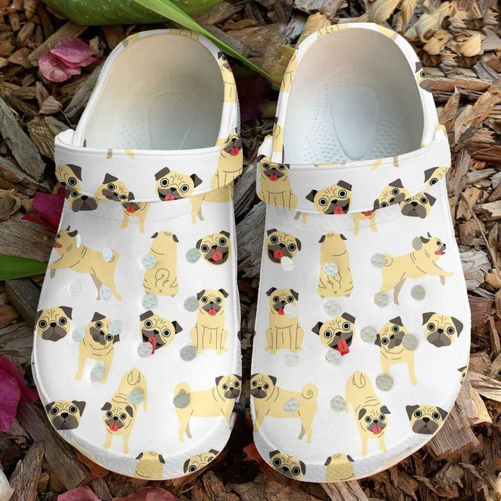 Pug Funny Pattern Crocs Classic Clogs Shoes